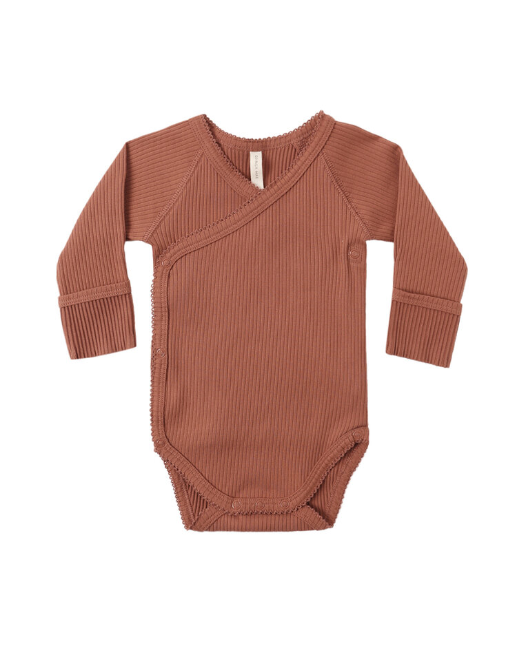 QUINCY MAE Side Snap Bodysuit