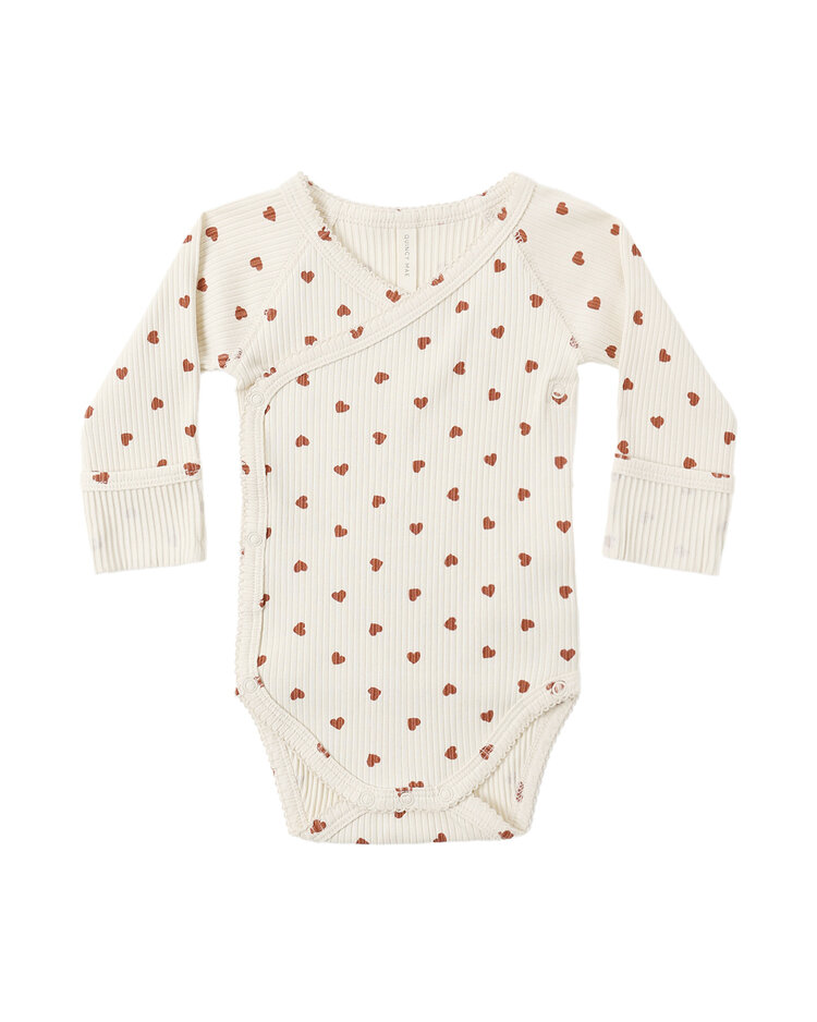 QUINCY MAE Red Hearts Bodysuit