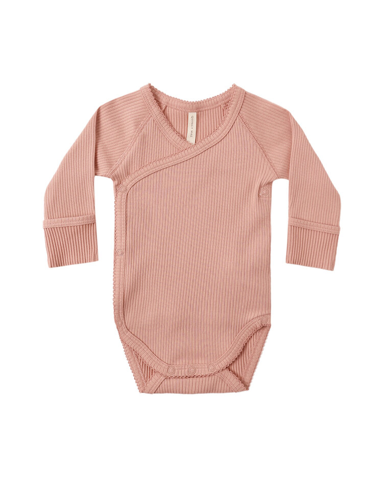 QUINCY MAE Side Snap Bodysuit