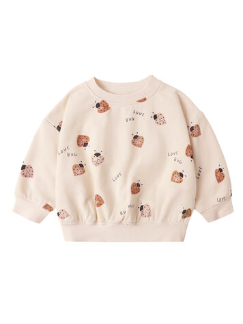QUINCY MAE Love Bug Baby Sweatshirt