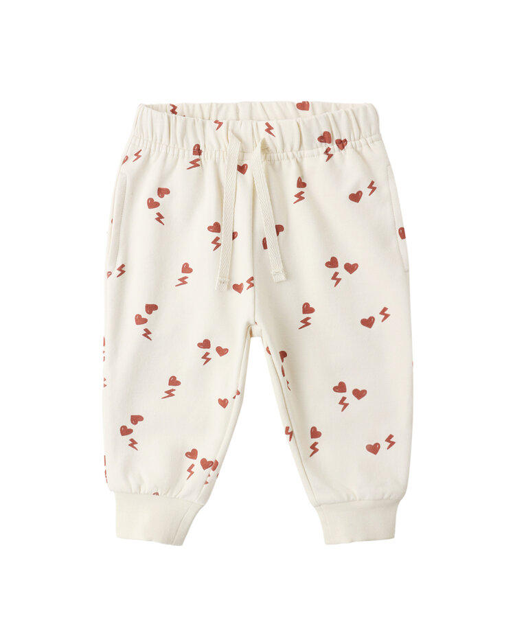 QUINCY MAE Electric Heart Baby Sweatpant