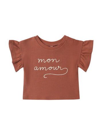 QUINCY MAE Mon Amour Flutter Baby Tee
