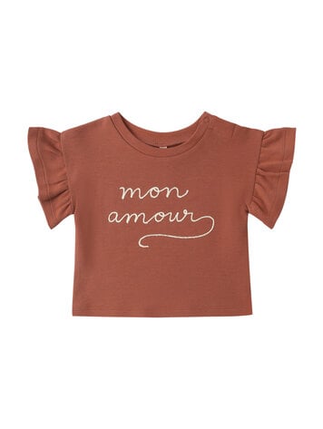QUINCY MAE Mon Amour Flutter Girls Tee