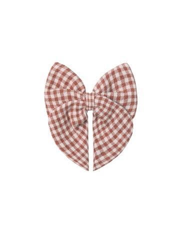 QUINCY MAE Red Gingham Bow