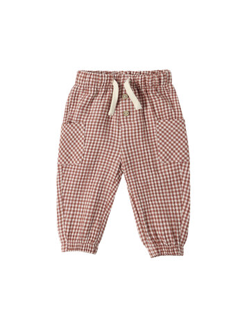 QUINCY MAE Luca Gingham Baby Pant