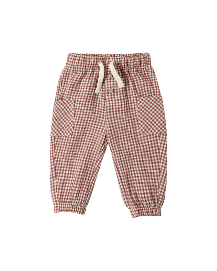 QUINCY MAE Luca Gingham Boys Pant
