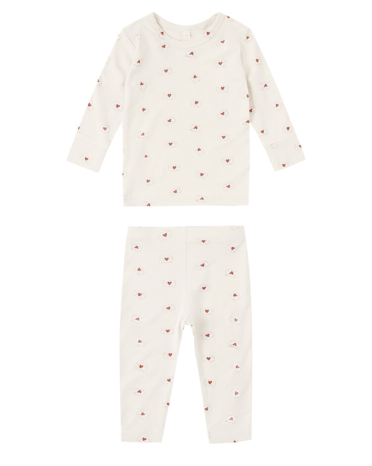 QUINCY MAE Valentine Boys Pajama Set