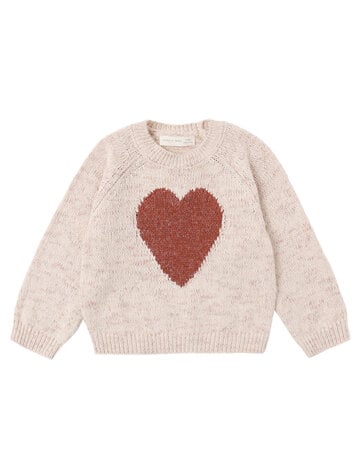 QUINCY MAE Red Heart Sweater