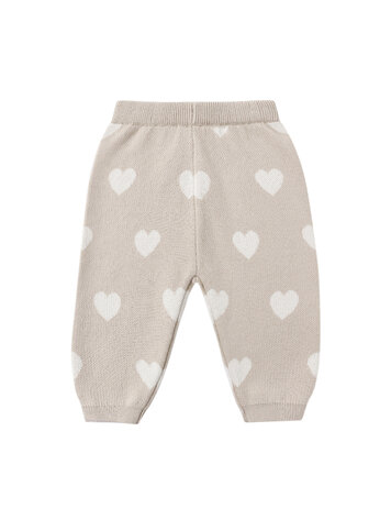 QUINCY MAE Heart Knit Baby Pants