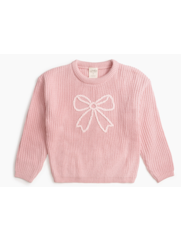 SWEET WINK Coquette Bow Knit Baby Sweater