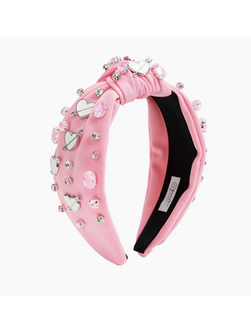 SWEET WINK Pink Gemstone Headband