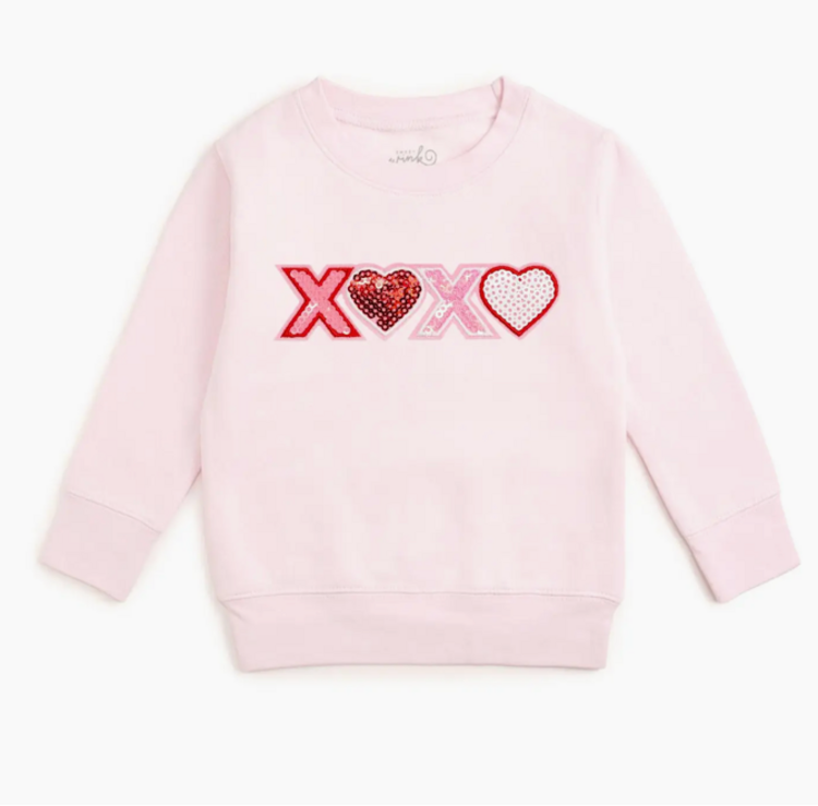 SWEET WINK XOXO Sequin Patch Sweatshirt