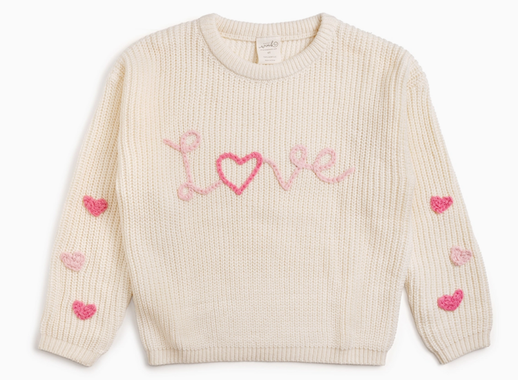 SWEET WINK Ditsy Love Girls Sweater