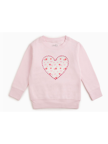 SWEET WINK Dainty Heart Girls Sweatshirt