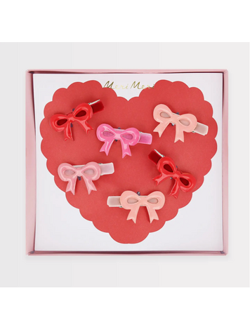 MERI MERI Valentine's Bow Hair Clips