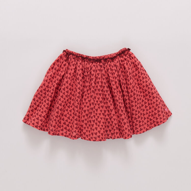 PINK CHICKEN Gianna Mini Hearts Skirt