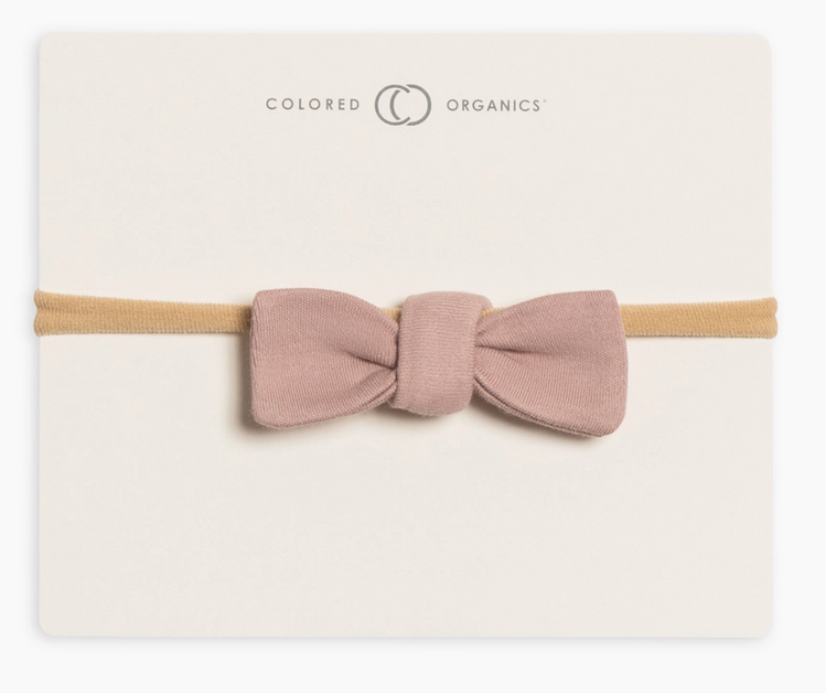 Classic Cotton Dainty Bow - Mauve