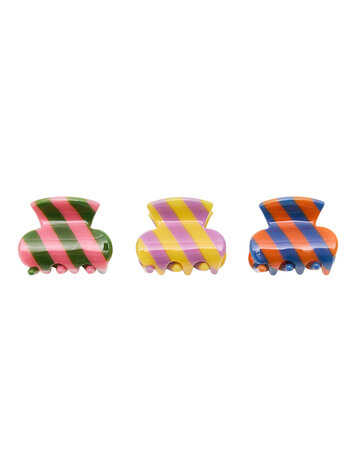 Mimi & Lula Striped Mini Claw Clips