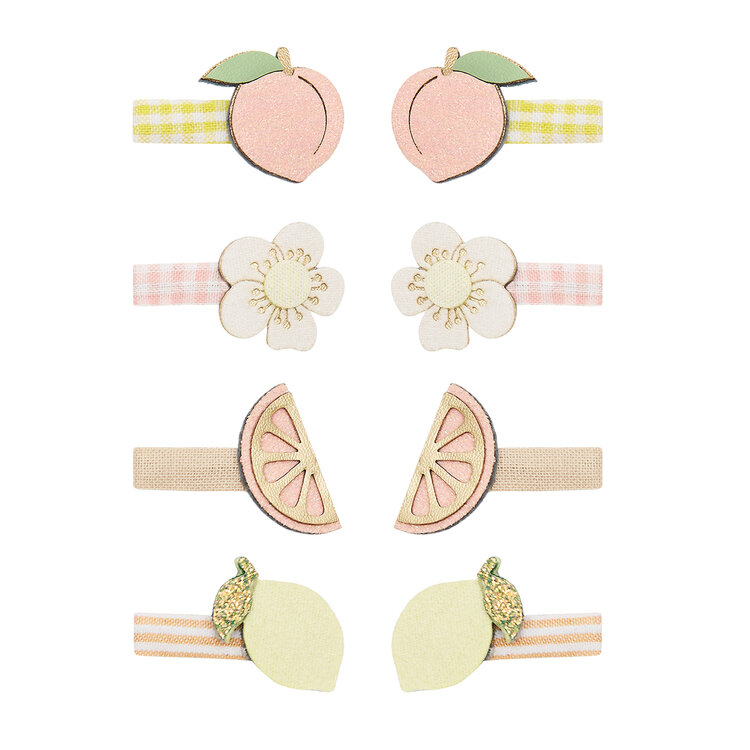 Mimi & Lula Peachy Citrus Mini Clips