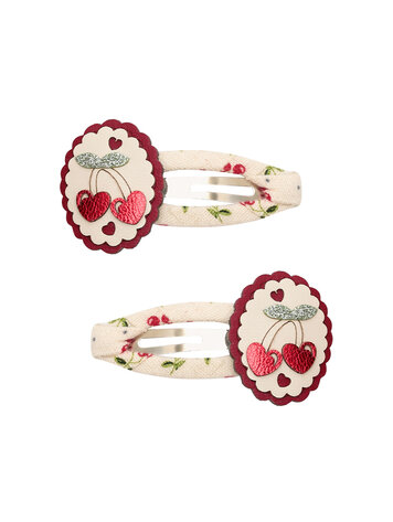 Mimi & Lula Scallop Framed Cherries Clic Clacs