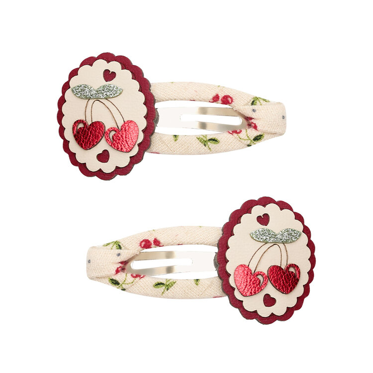 Mimi & Lula Scallop Framed Cherries Clic Clacs