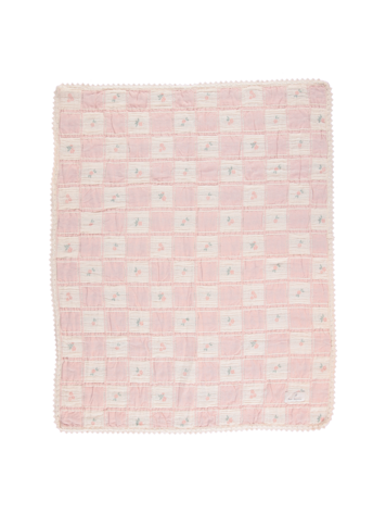 BEBE ORGANIC Summer Blanket - Flower Patchwork
