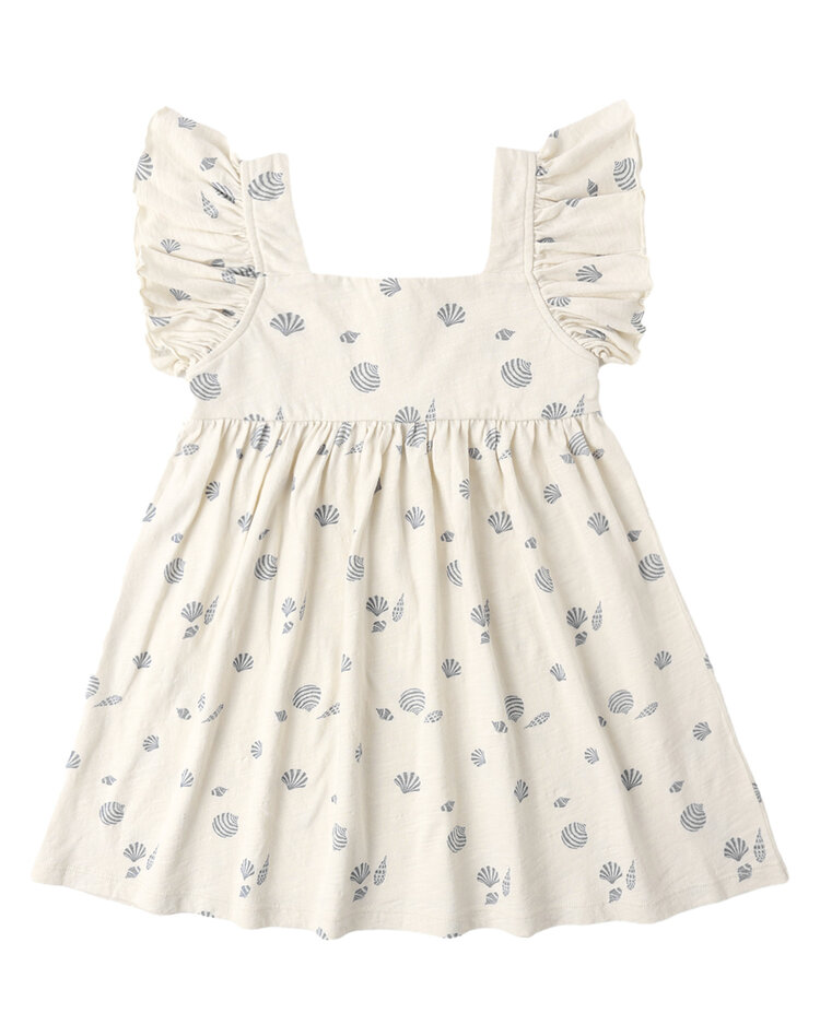RYLEE AND CRU Mariposa Seashells Baby Dress