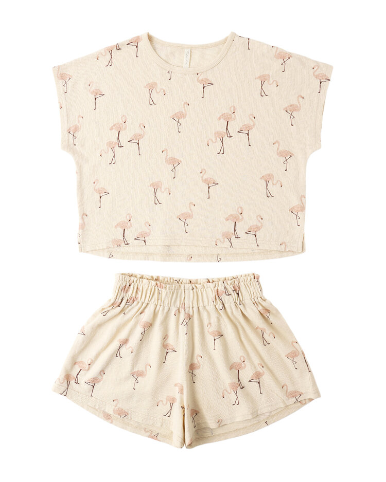 RYLEE AND CRU Raegan Flamingo Set