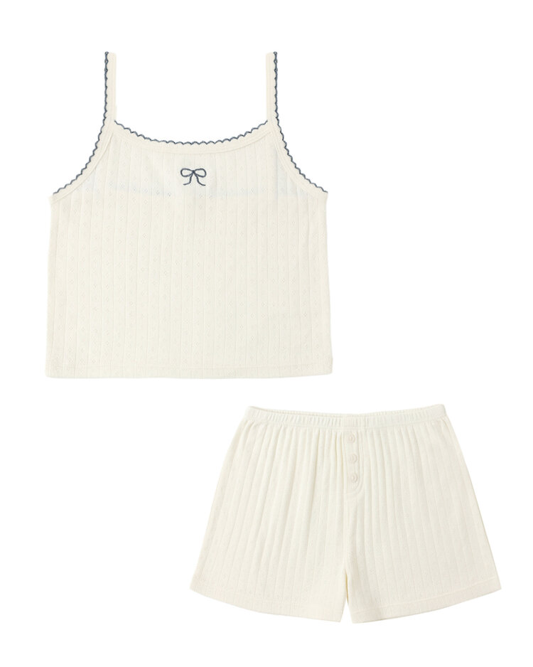 RYLEE AND CRU Pointelle Lounge Set