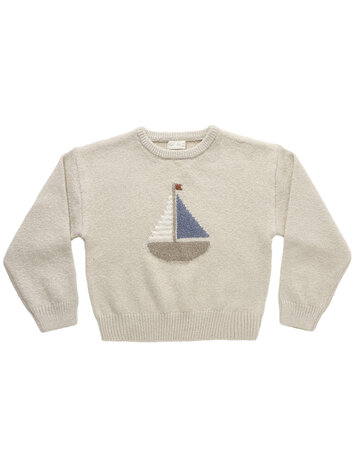 RYLEE AND CRU Aspen Baby Sailboat Sweater