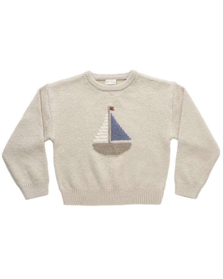 RYLEE AND CRU Aspen Boys Sailboat Sweater