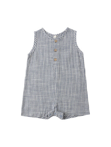 RYLEE AND CRU Mavrick Gingham Romper