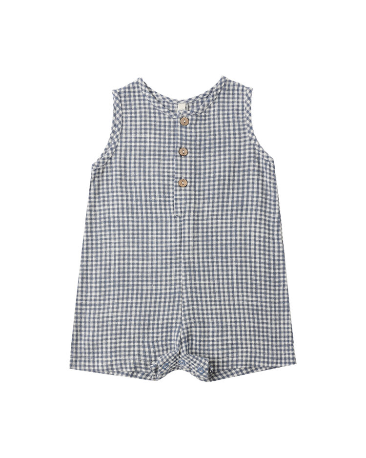 RYLEE AND CRU Mavrick Gingham Romper