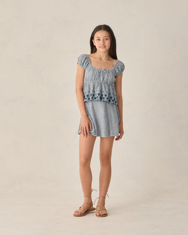 RYLEE AND CRU Rylan Gingham Top