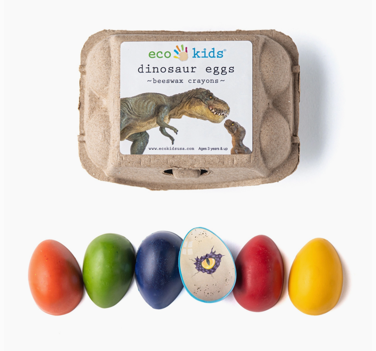 Dinosaur Eggs Beeswax Crayons