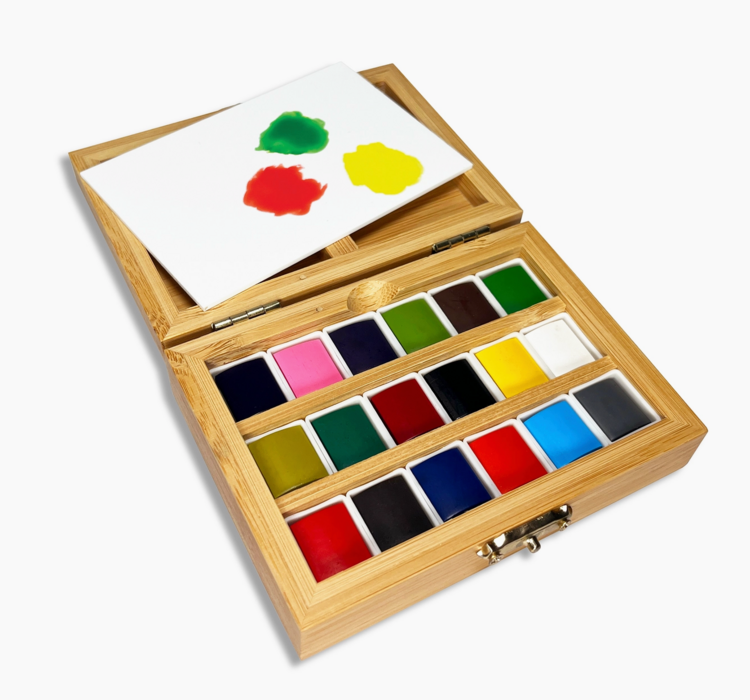 Bamboo Box Watercolor Set