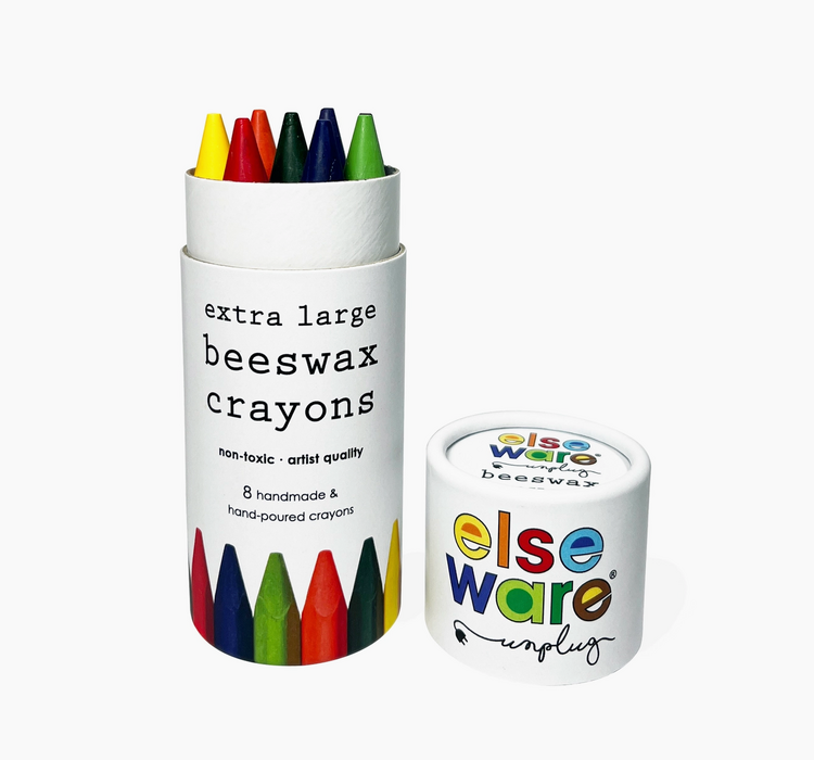 8 Natural & Non Toxic Beeswax Crayons