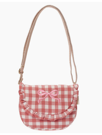 ROCKAHULA KIDS Gingham Ruffle Bow Bag