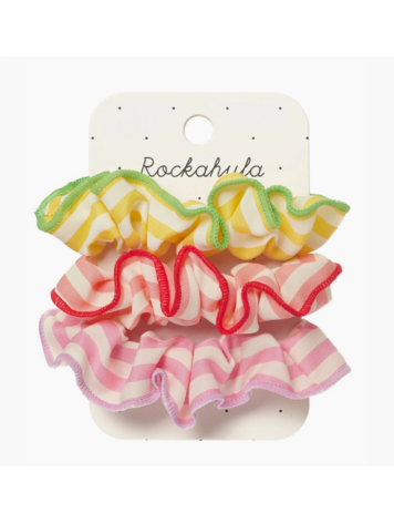 ROCKAHULA KIDS Candy Stripe 3 Pack Scrunchies