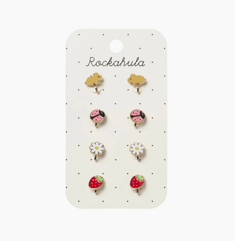 ROCKAHULA KIDS Spring Garden Clip On Earrings