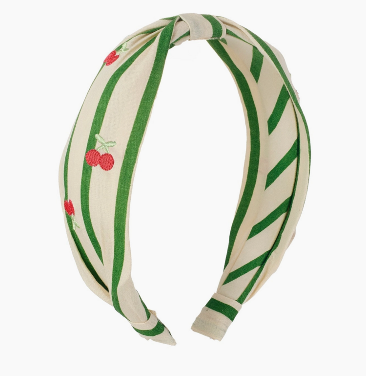 ROCKAHULA KIDS Cherry Kiss Stripy Headband