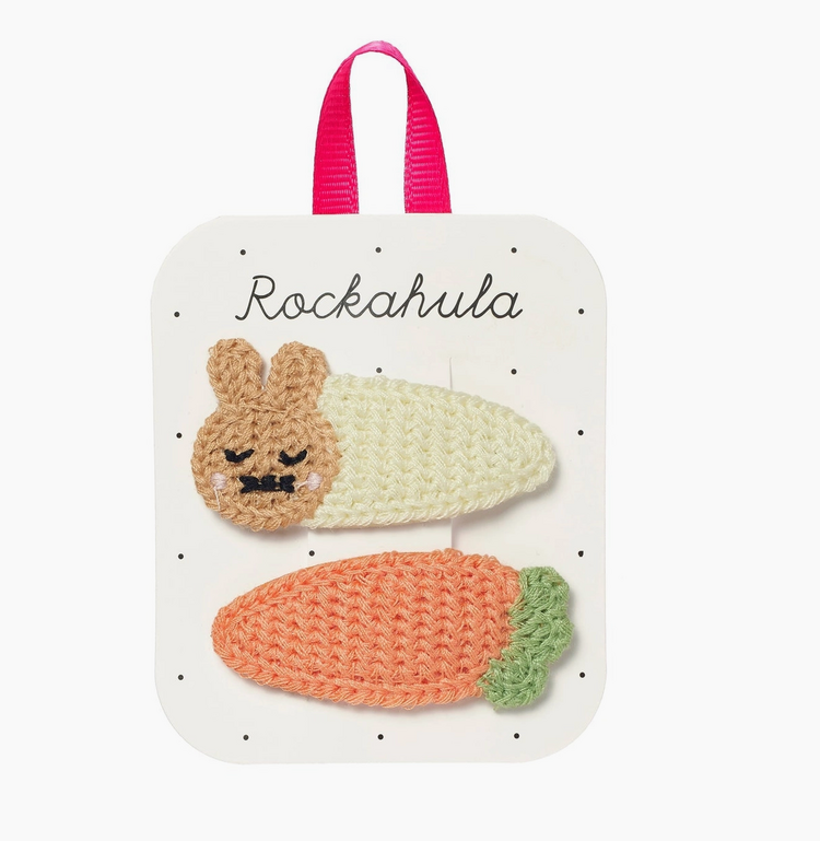ROCKAHULA KIDS Crochet Bunny Hair Clips