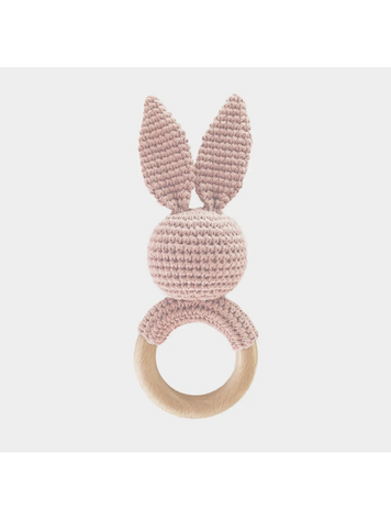 THE BLUEBERRY HILL Bunny Teether - Pink