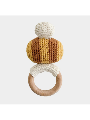 THE BLUEBERRY HILL Crochet Bee Teether