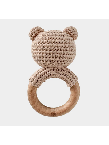 THE BLUEBERRY HILL Brown Bear Teether