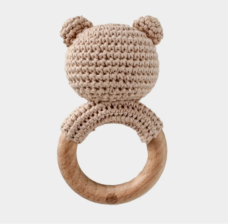 THE BLUEBERRY HILL Brown Bear Teether