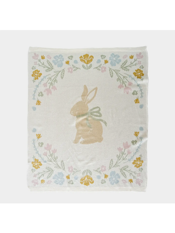 THE BLUEBERRY HILL Pastel Bunny Blanket