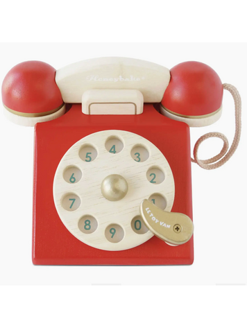 LE TOY VAN, INC. Vintage Wooden Phone