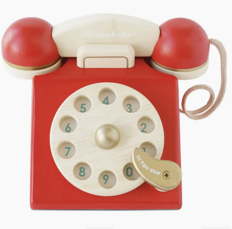 LE TOY VAN, INC. Vintage Wooden Phone