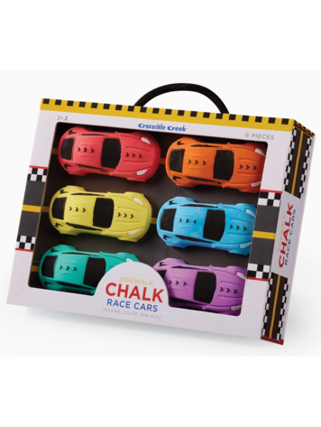 CROCODILE CREEK INC. Race Cars Side Walk Chalk